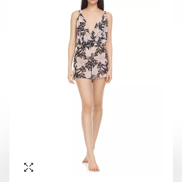 Flora Nikrooz Floral Romper - Picture 2 of 7